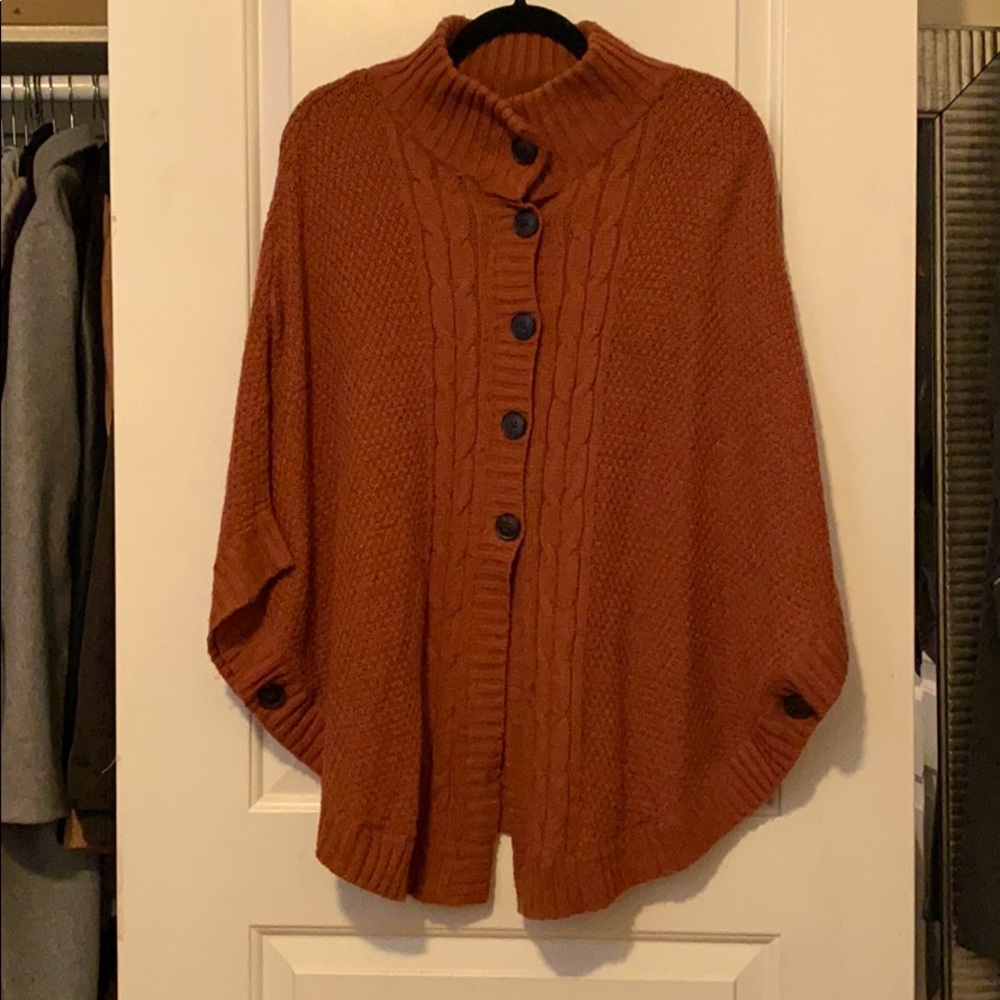 Sweater poncho